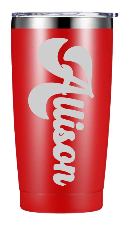 Custom engraved with your name 20 oz. Tapered Cup